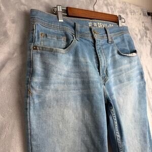 Devil Dog Jeans Men 32x30 Denim Light Wash Athletic Fit